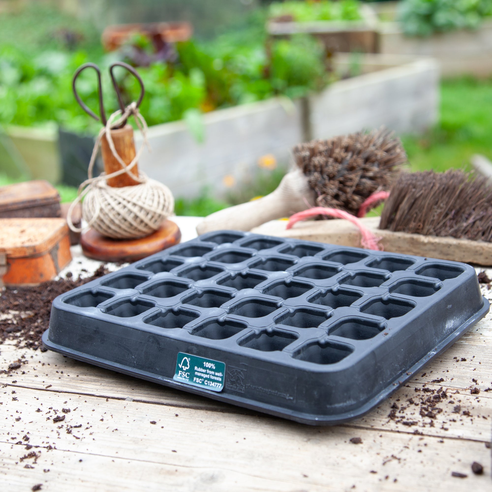 Natural Rubber Seed Tray with 30 Cells