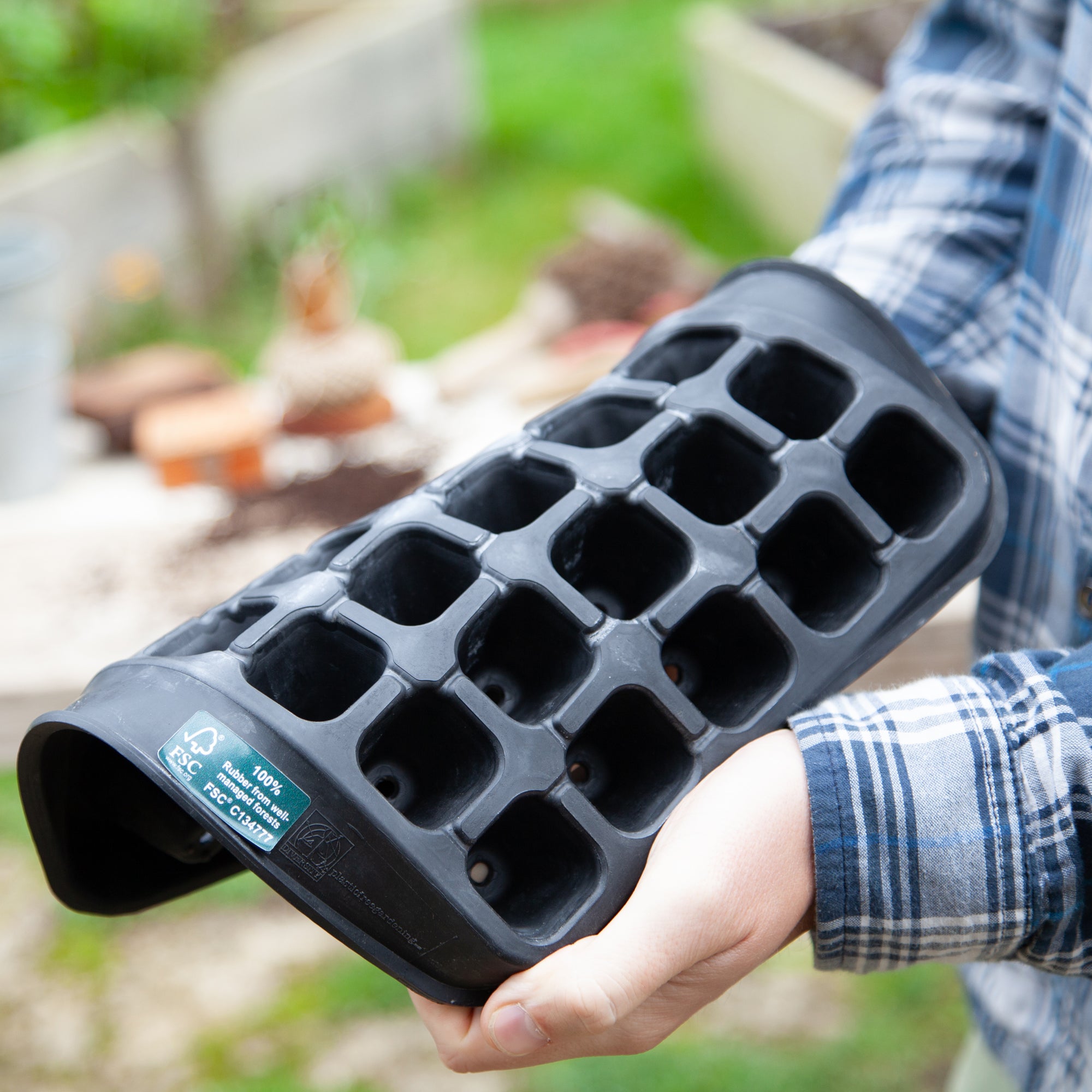 Natural Rubber Seed Tray with 30 Cells