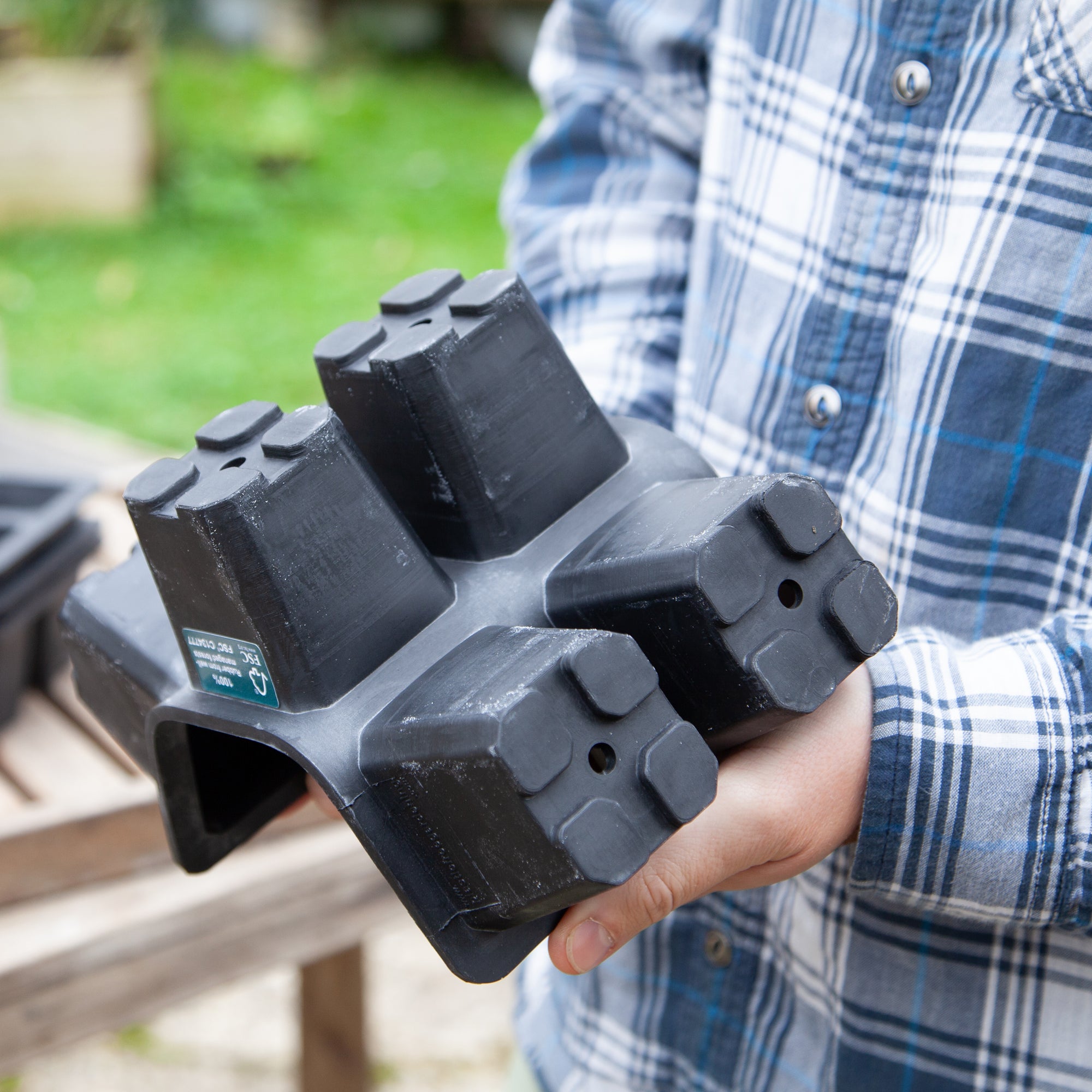 Natural Rubber Seed Tray with 6 XL Cells