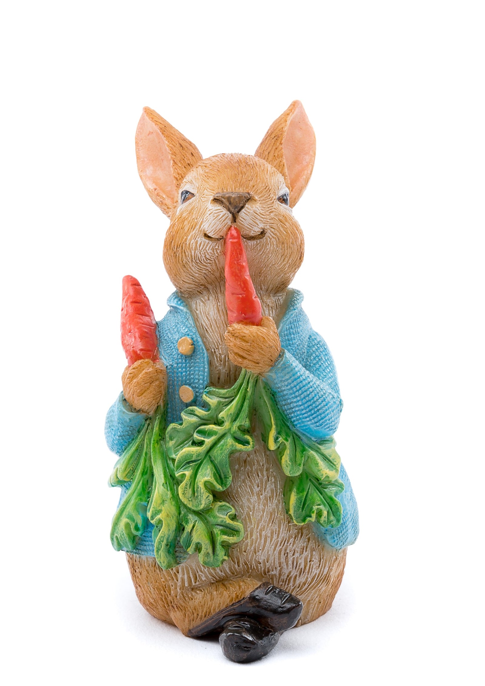 Jardinopia Cane Topper- Peter Rabbit Eating Radishes
