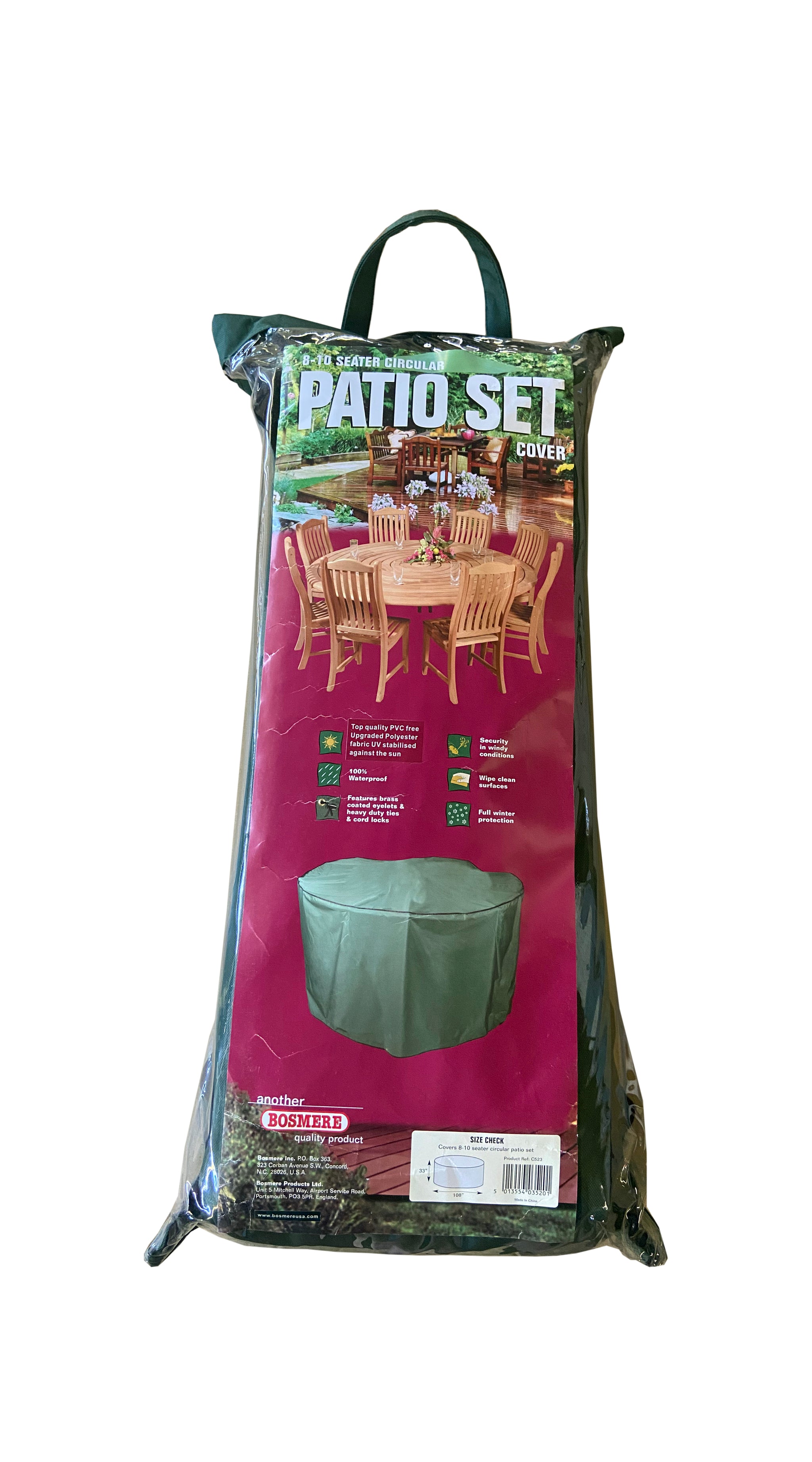 Bosmere Round Table & Chairs Cover Small 64"- Wide