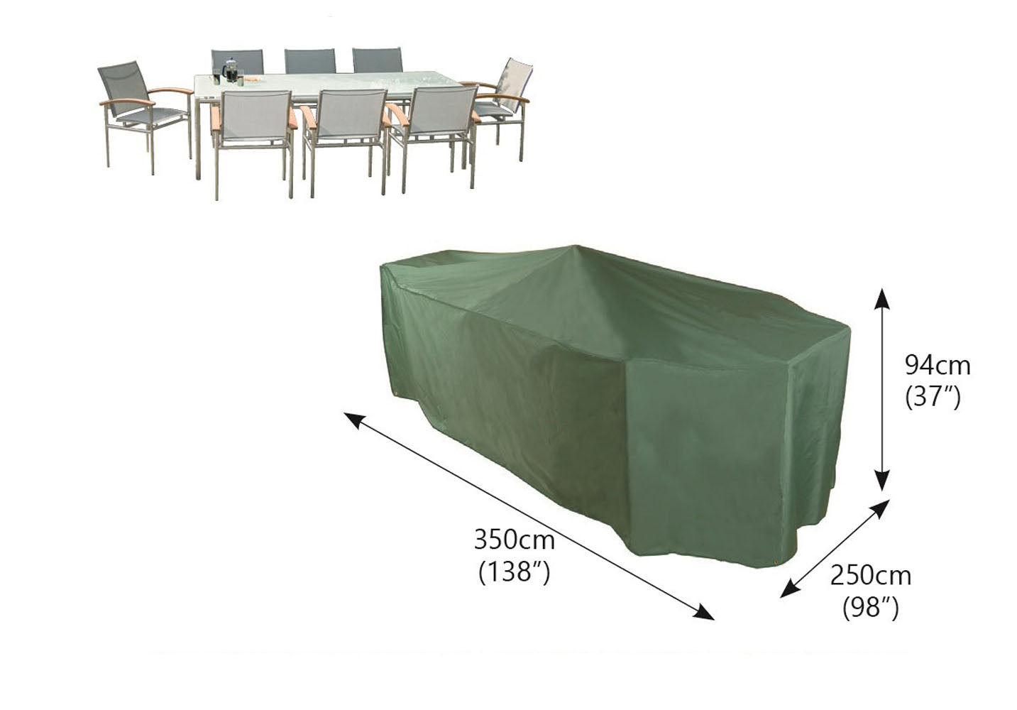 Bosmere Oval/Rectangular Table & Chair Covers