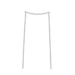 Bosmere 14" Wide Semi-Circular Border Support with 36" Legs
