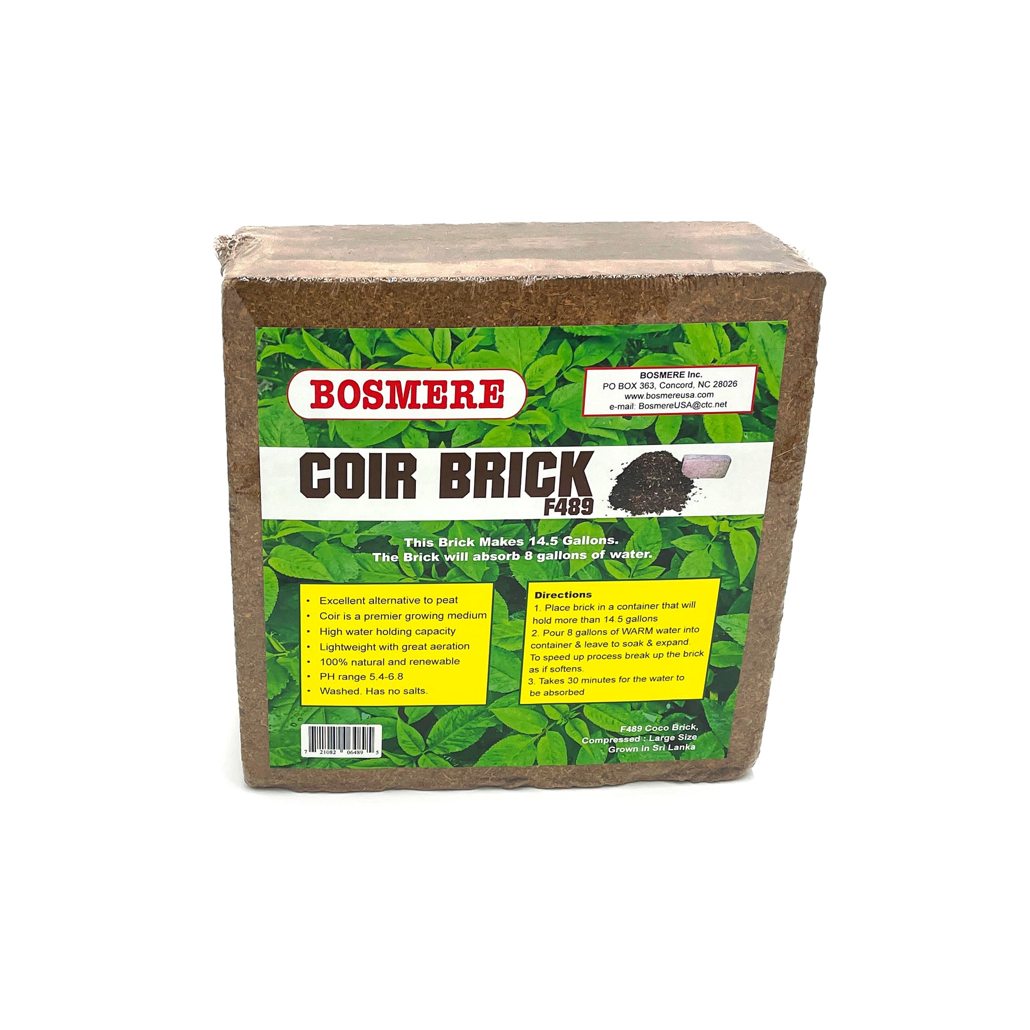 Compressed Coco Bricks