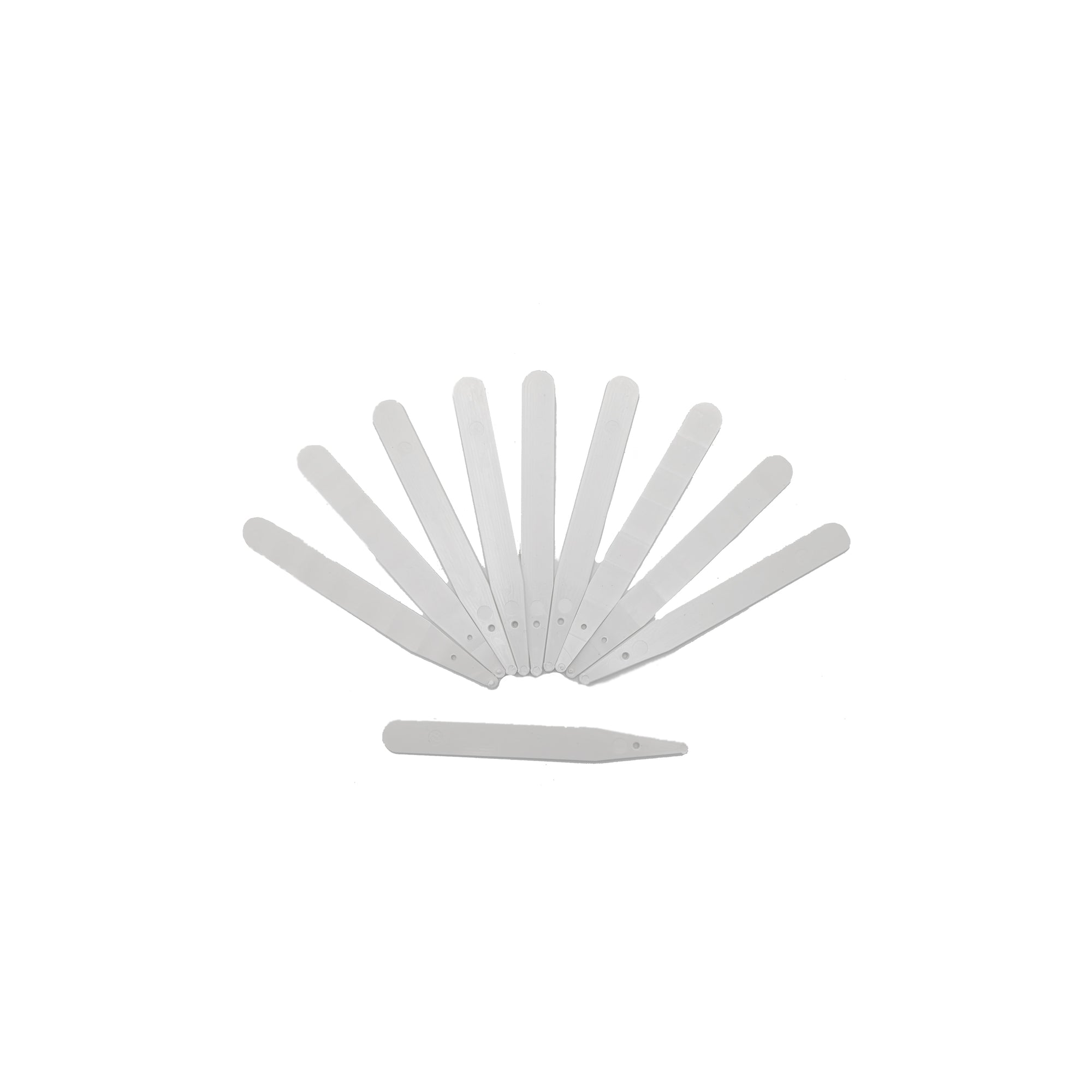 6" White Plastic Pot Labels