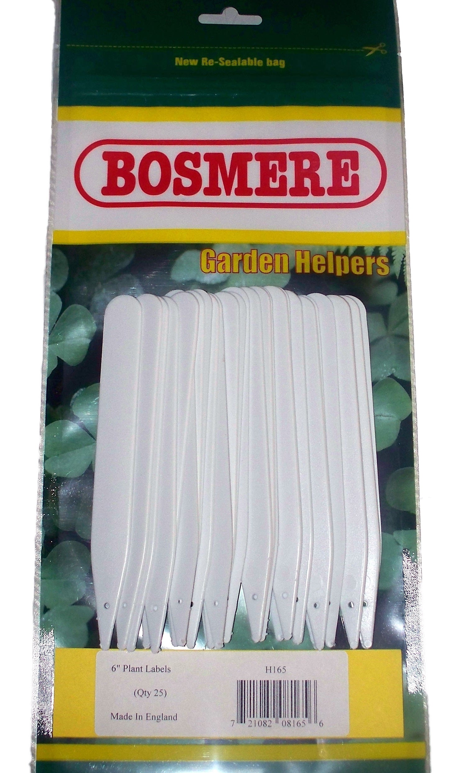 6" White Plastic Pot Labels