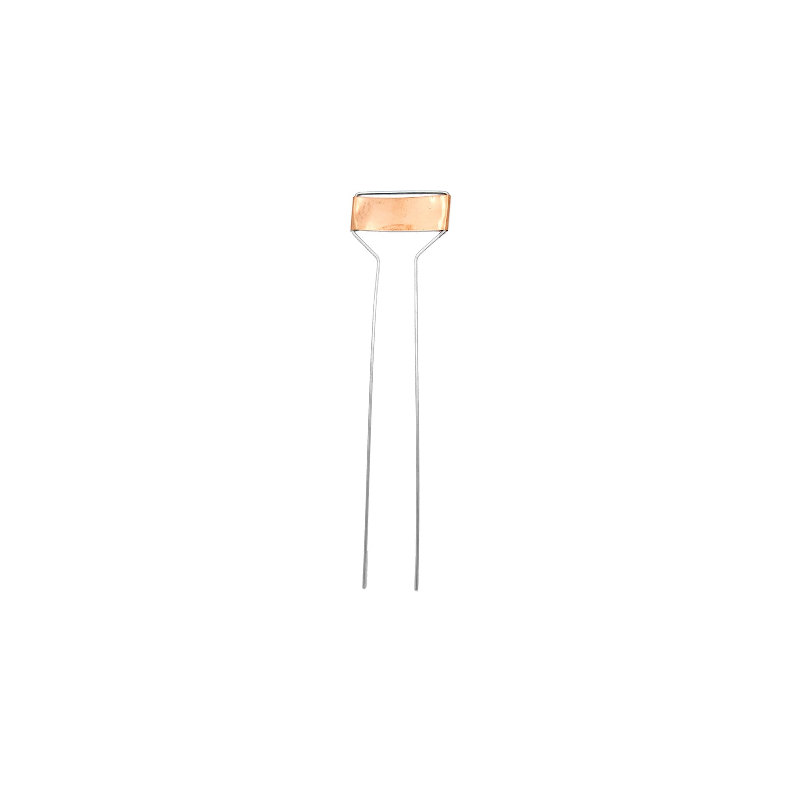 Small Face Weatherproof Copper Plated Plant Markers - 10 inch