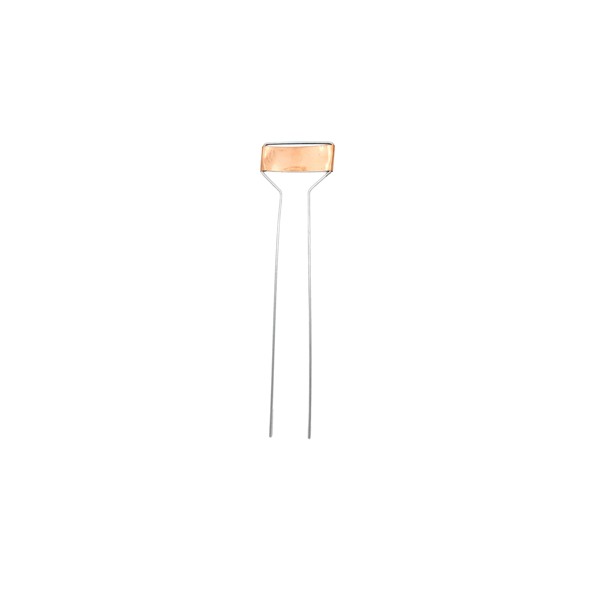 Small Face Weatherproof Copper Plated Plant Markers - 10 inch