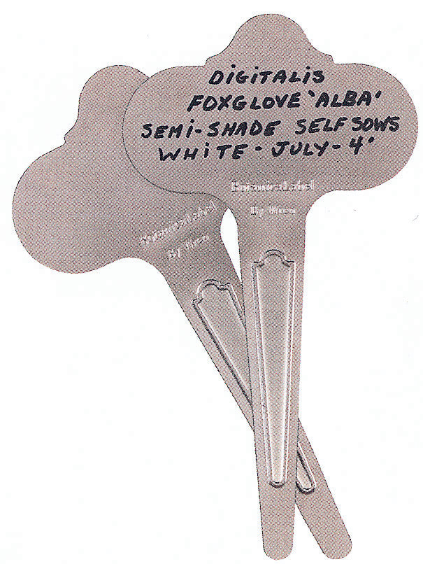 6" Wren Stainless Steel Plant Markers