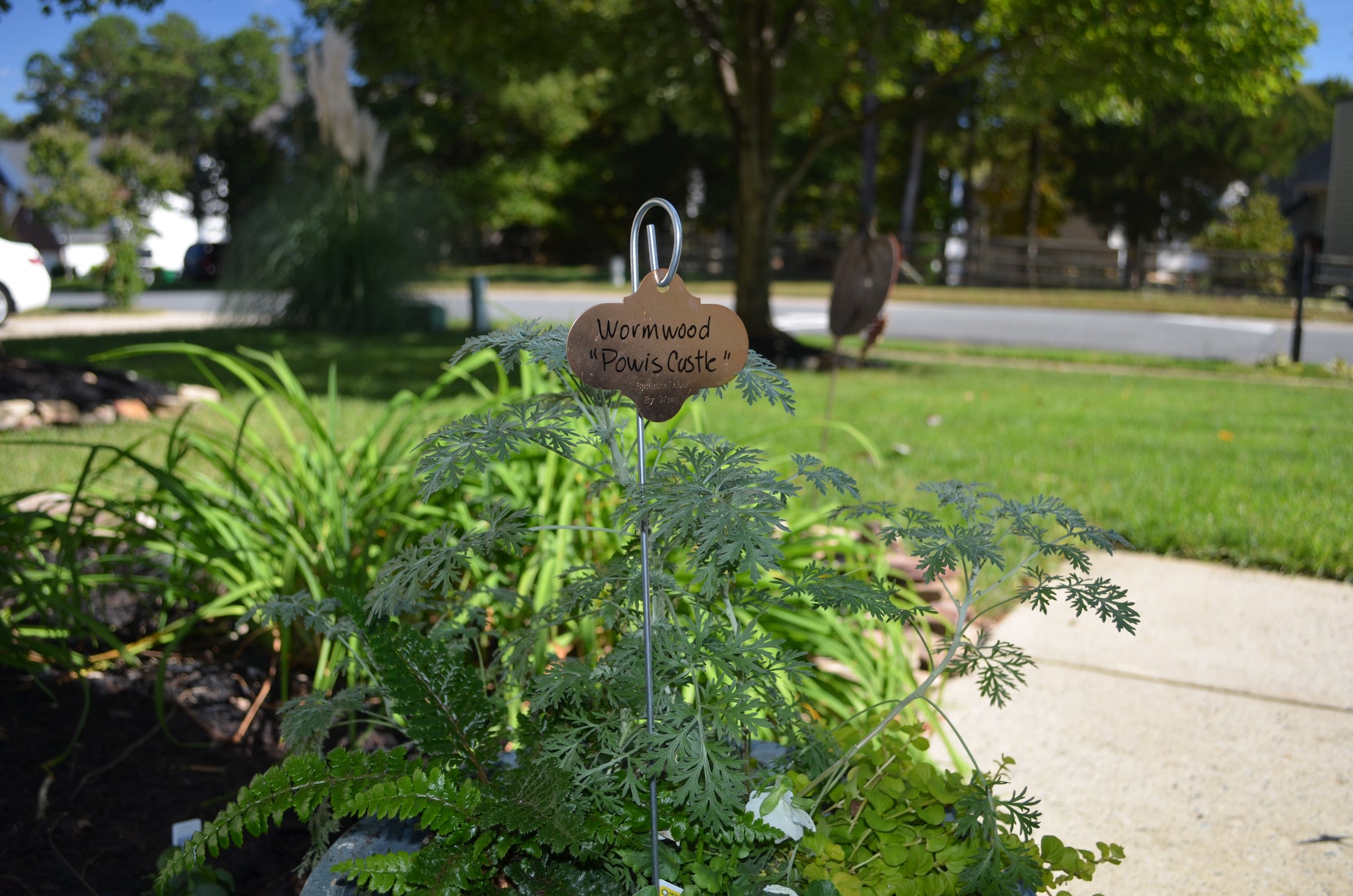 24" Wren Garden Stake with Copper Plated Tag