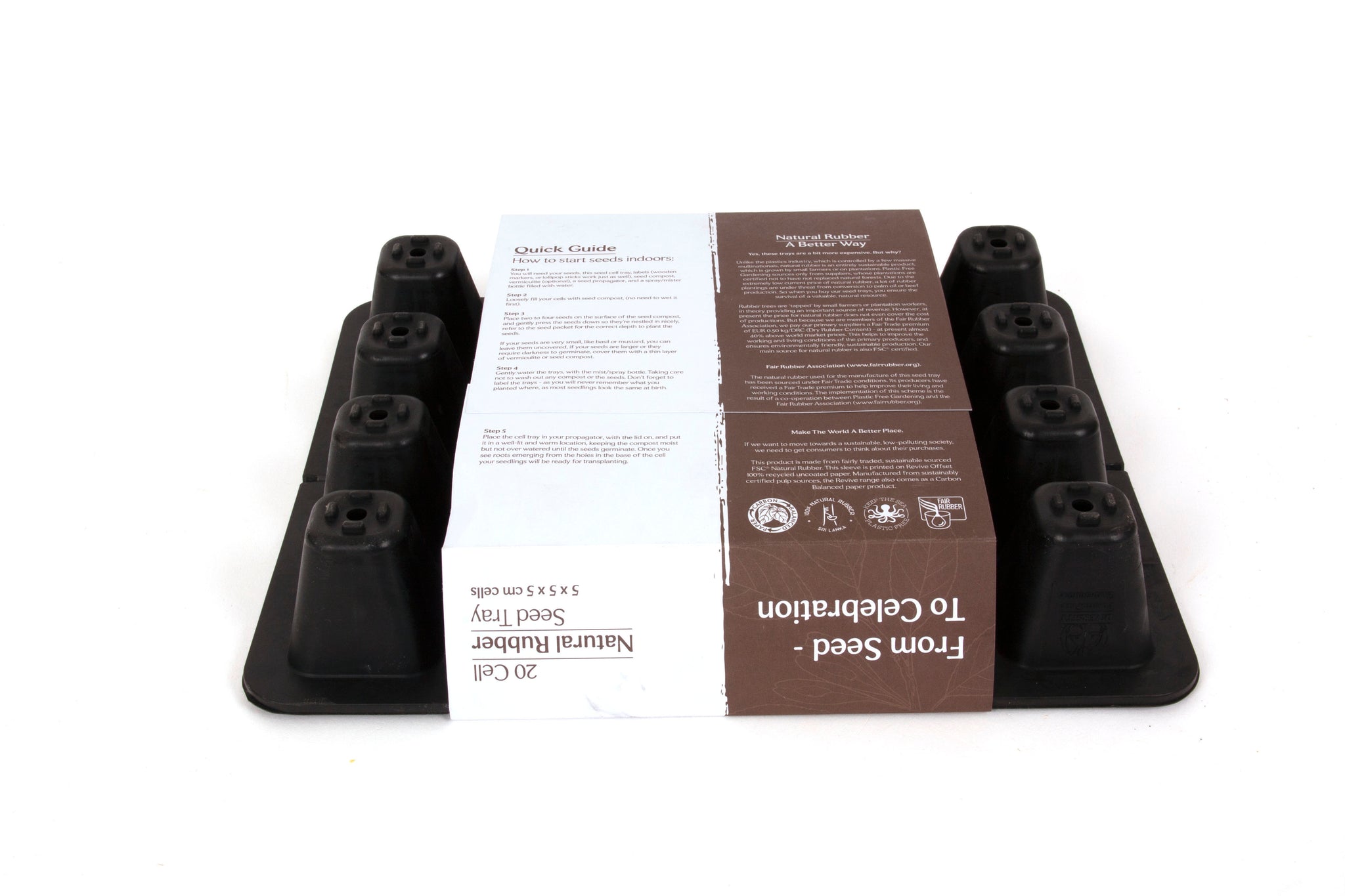 Natural Rubber Seed Tray with 20 Cells