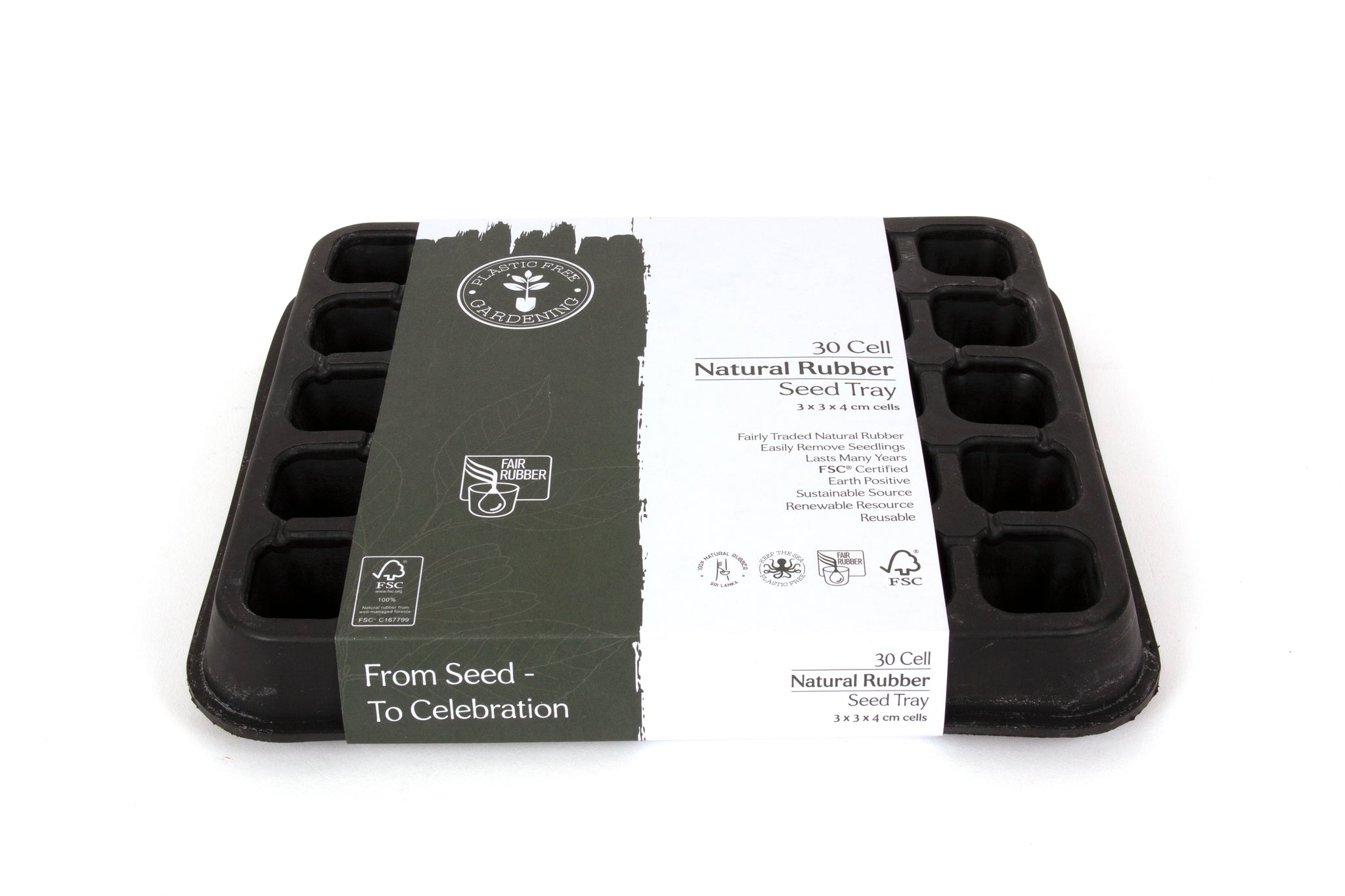 Natural Rubber Seed Tray with 30 Cells