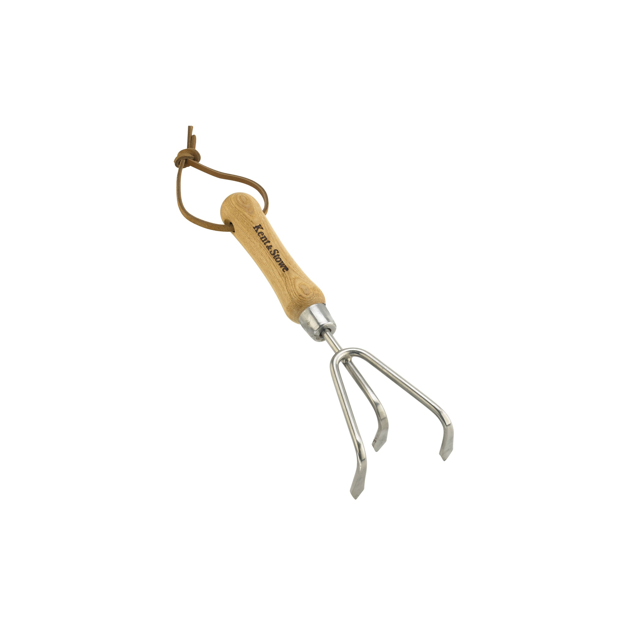 Kent & Stowe Stainless Steel Hand 3 Prong Cultivator