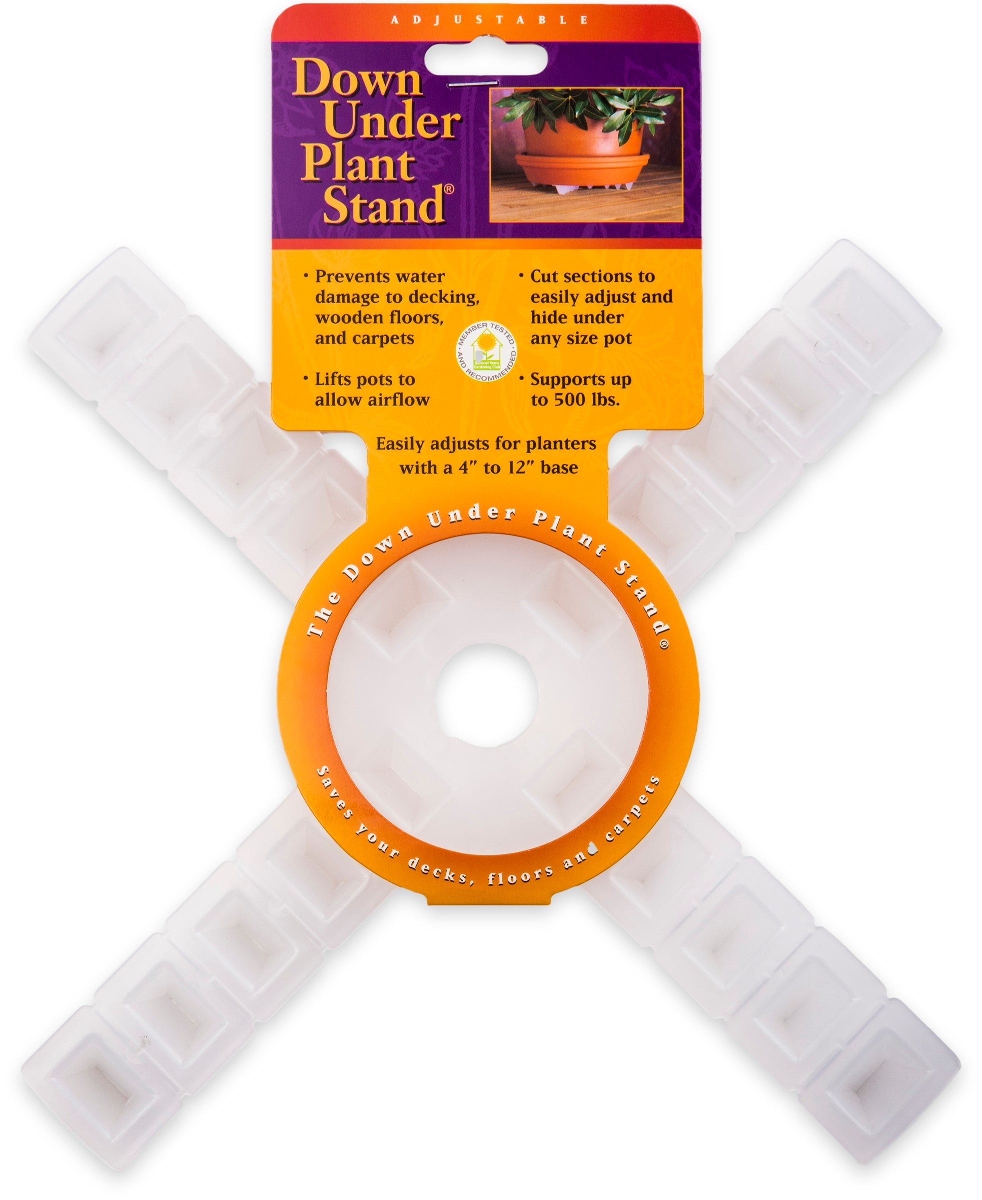 Down Under Plant Stand 12" Clear