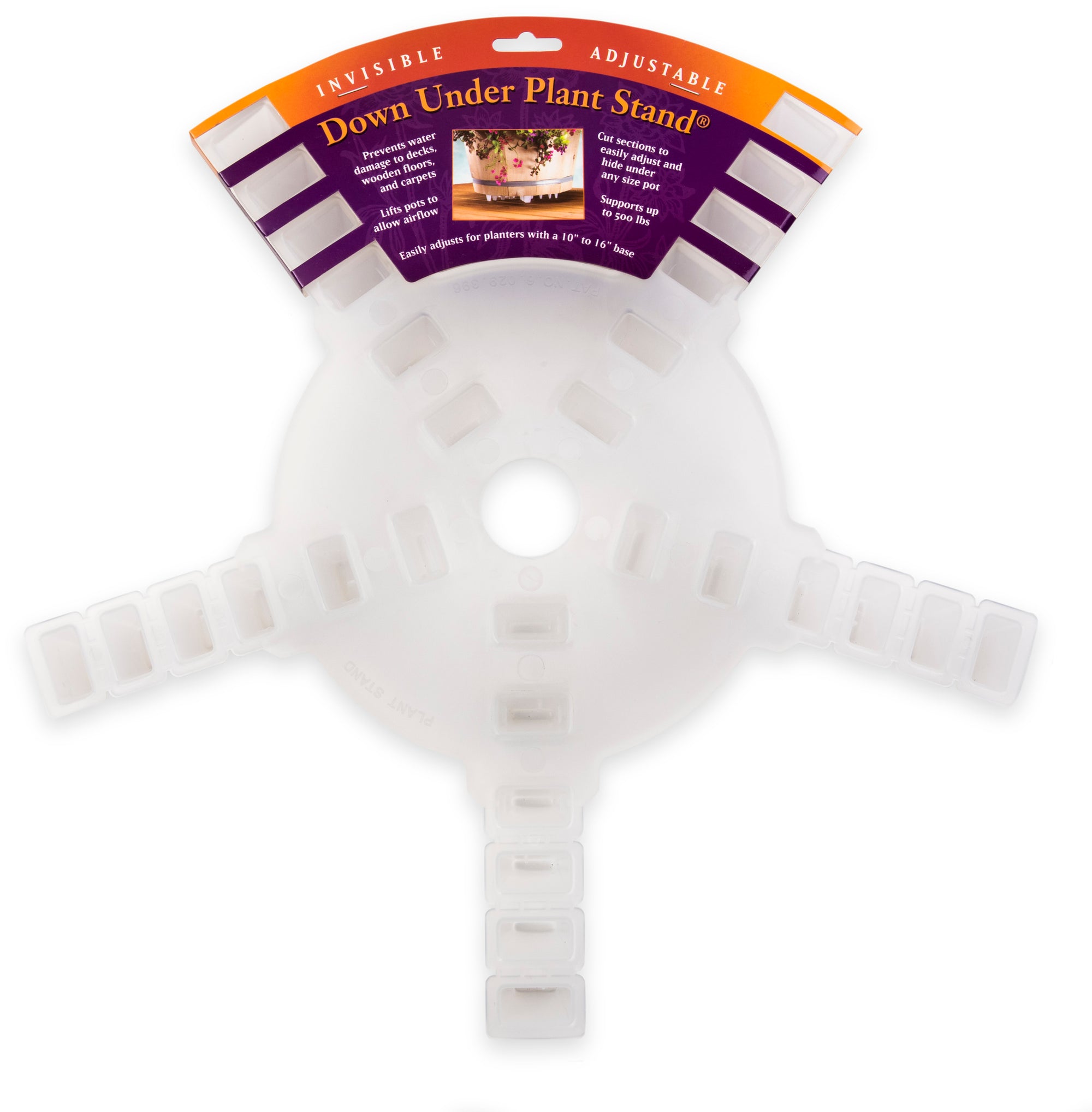 Down Under 16" Plant Stand Clear