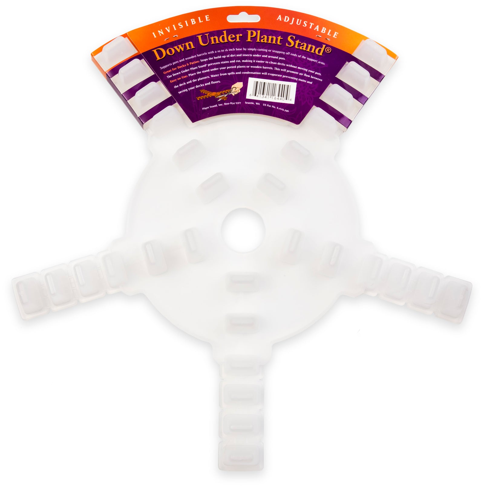 Down Under 16" Plant Stand Clear