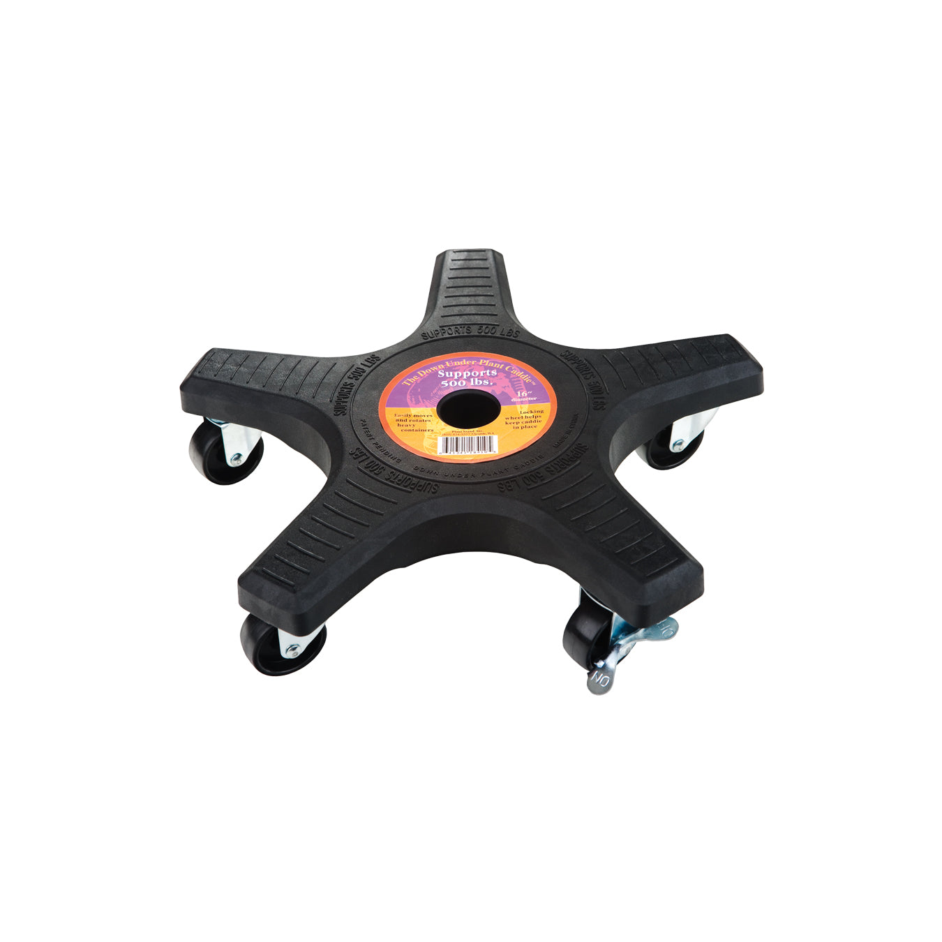 Down Under 16" Black Plant Caddie