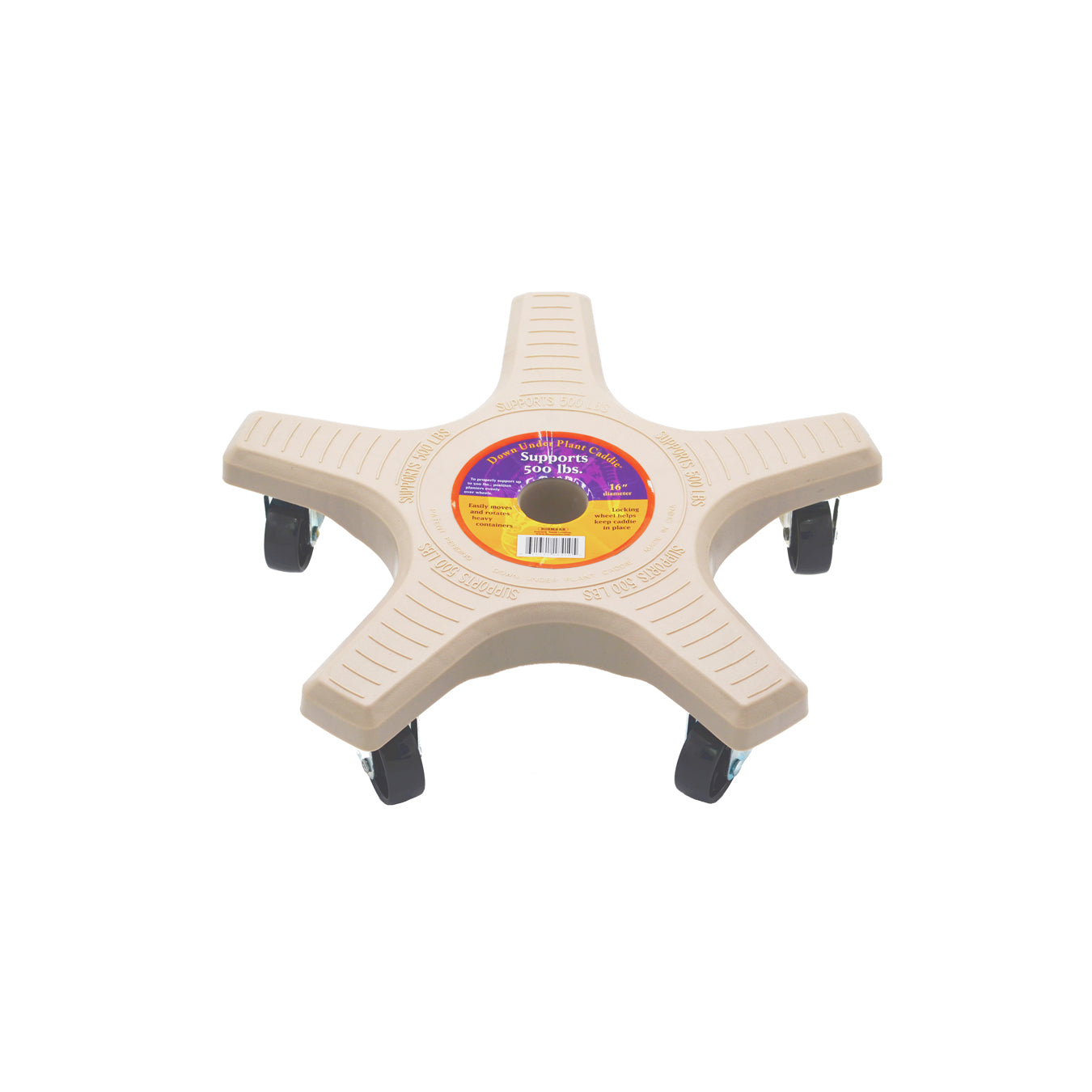 Down Under 16" Light Gray Plant Caddie