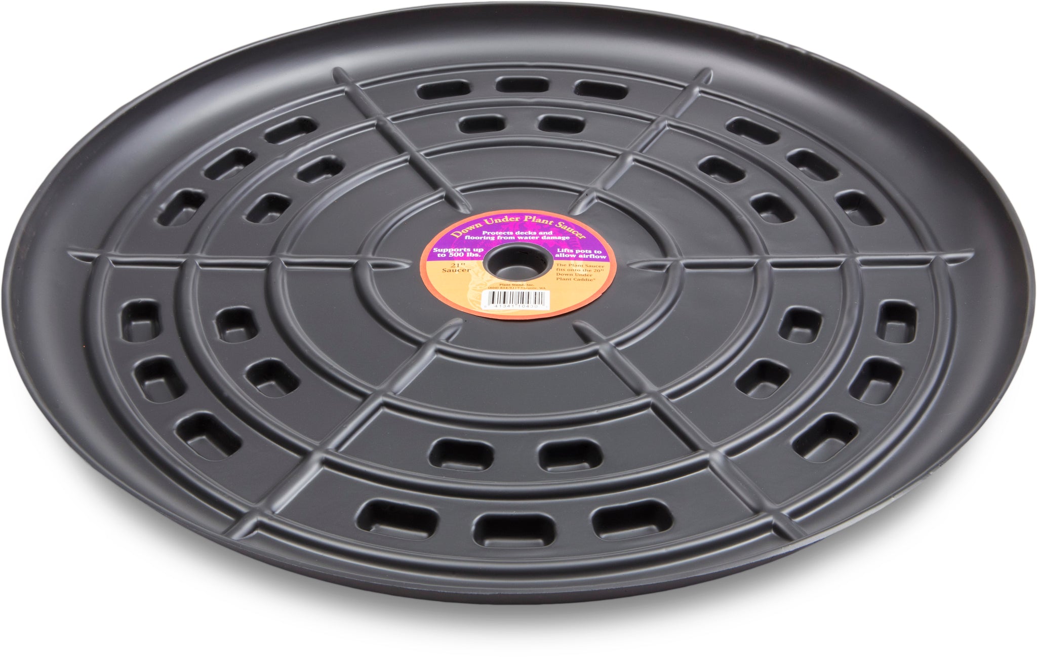 Down Under Plant Saucer - 21" Black