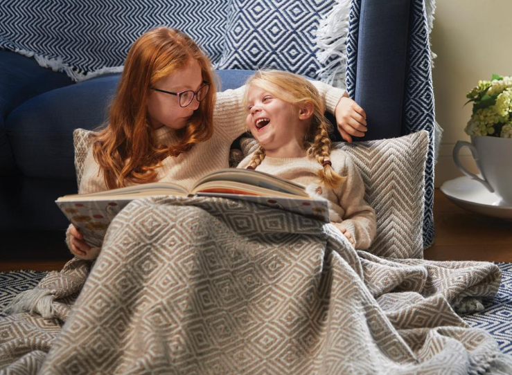 Hug Rug Sense Throw - Diamond Natural - 51" x 70"