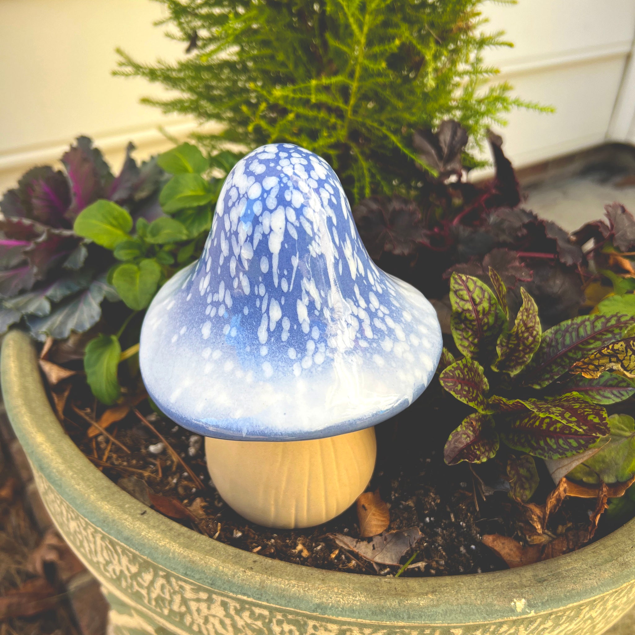 Decorative Ceramic Mushroom