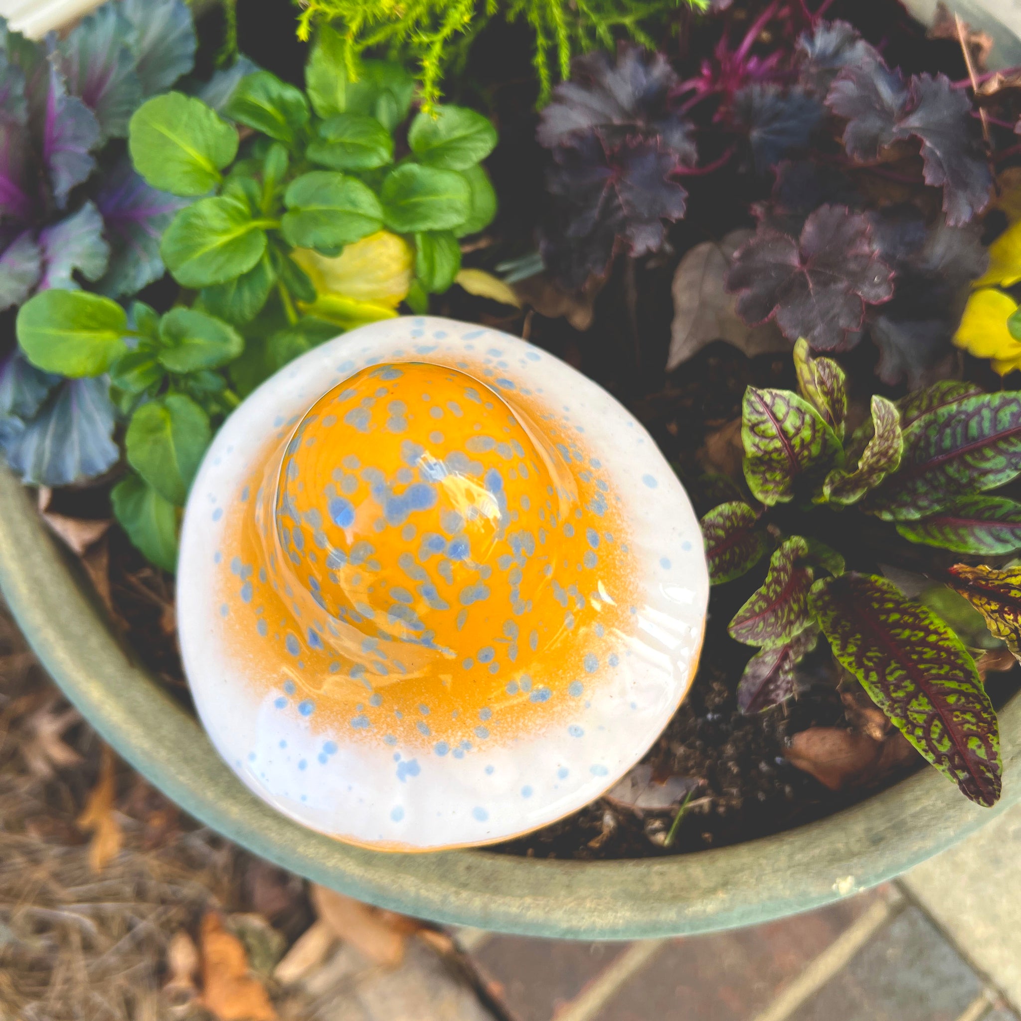 Decorative Ceramic Mushroom