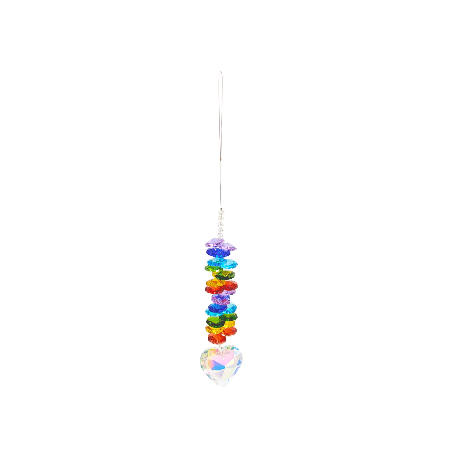 Hanging Suncatcher Crystal - Heart