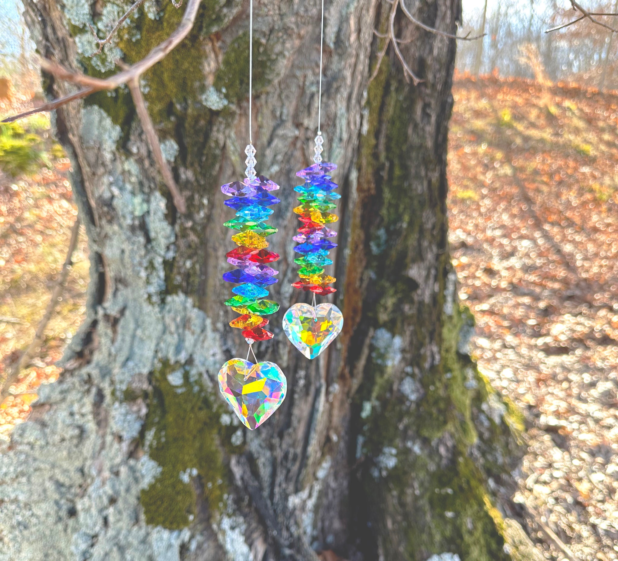 Hanging Suncatcher Crystal - Heart