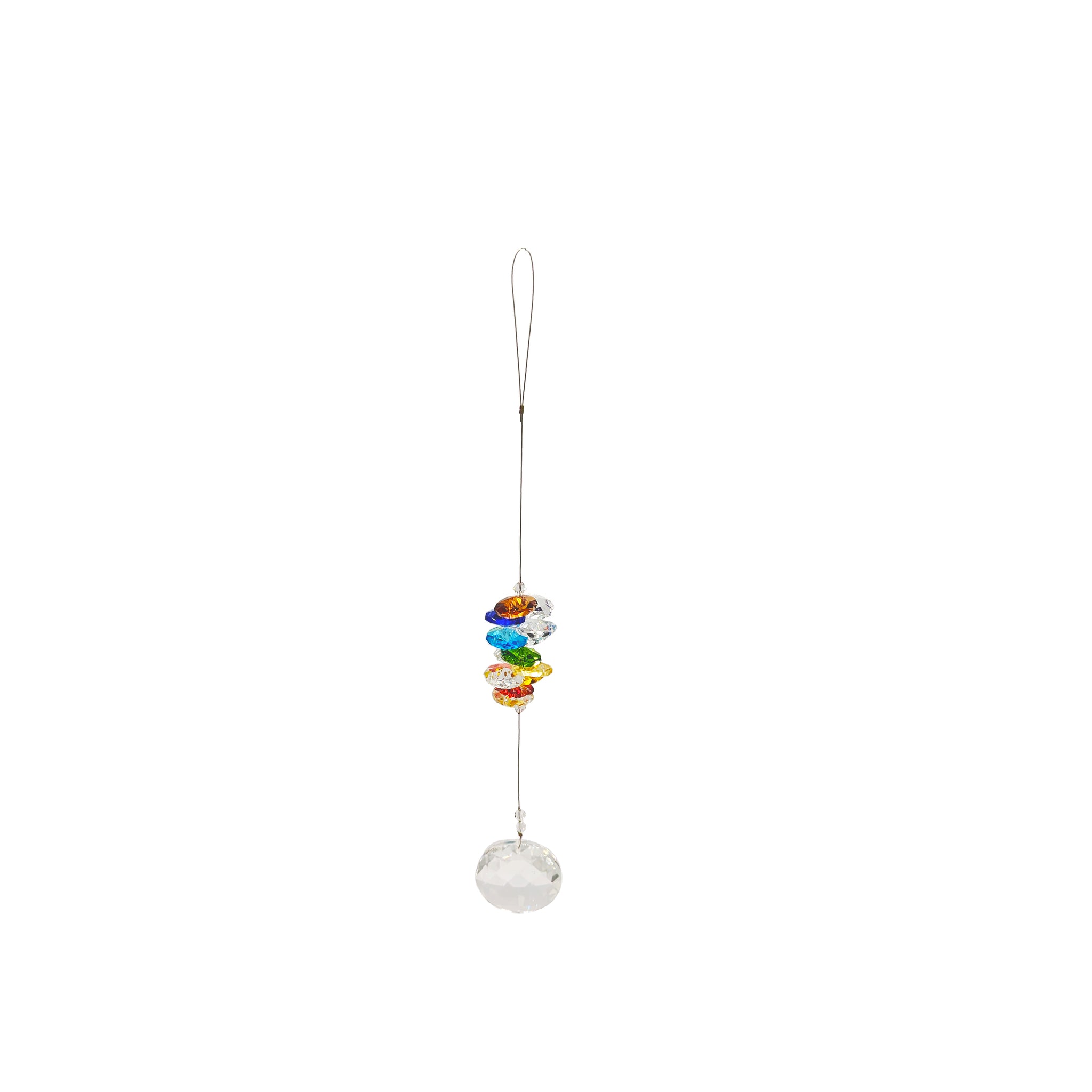 Hanging Suncatcher Crystal - Chakra Sunshine