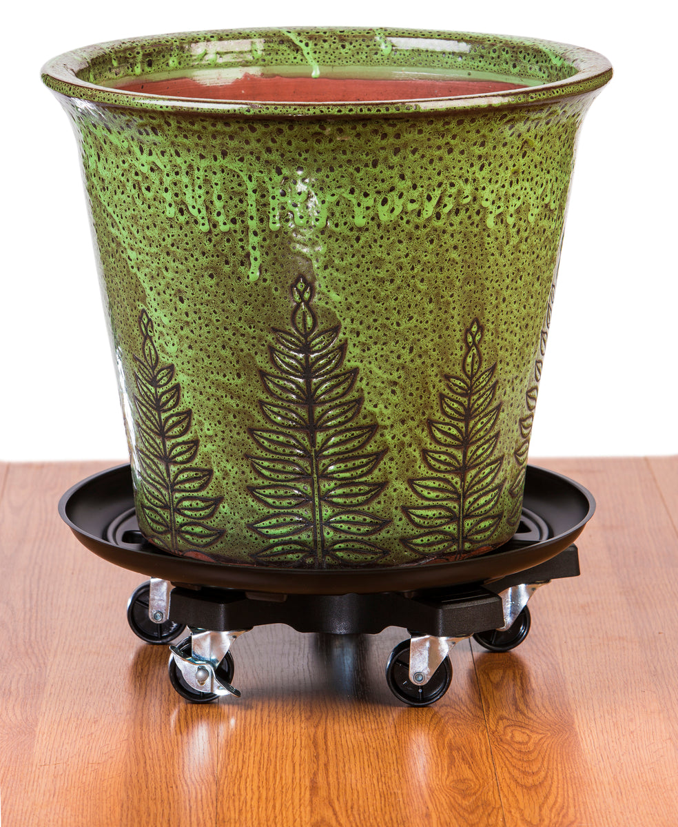 Down Under 14" Light Gray Plant Caddie