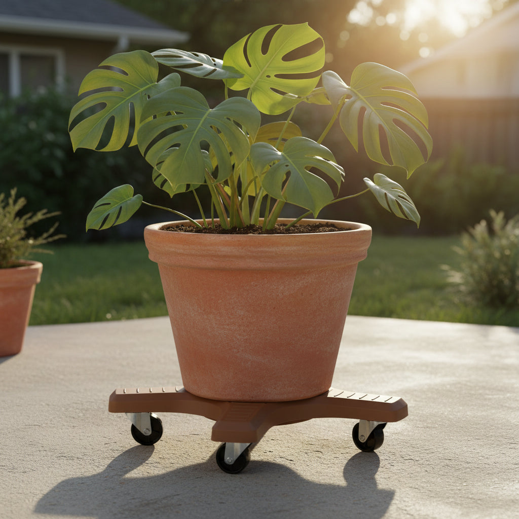 Down Under 12" Terracotta Plant Caddie