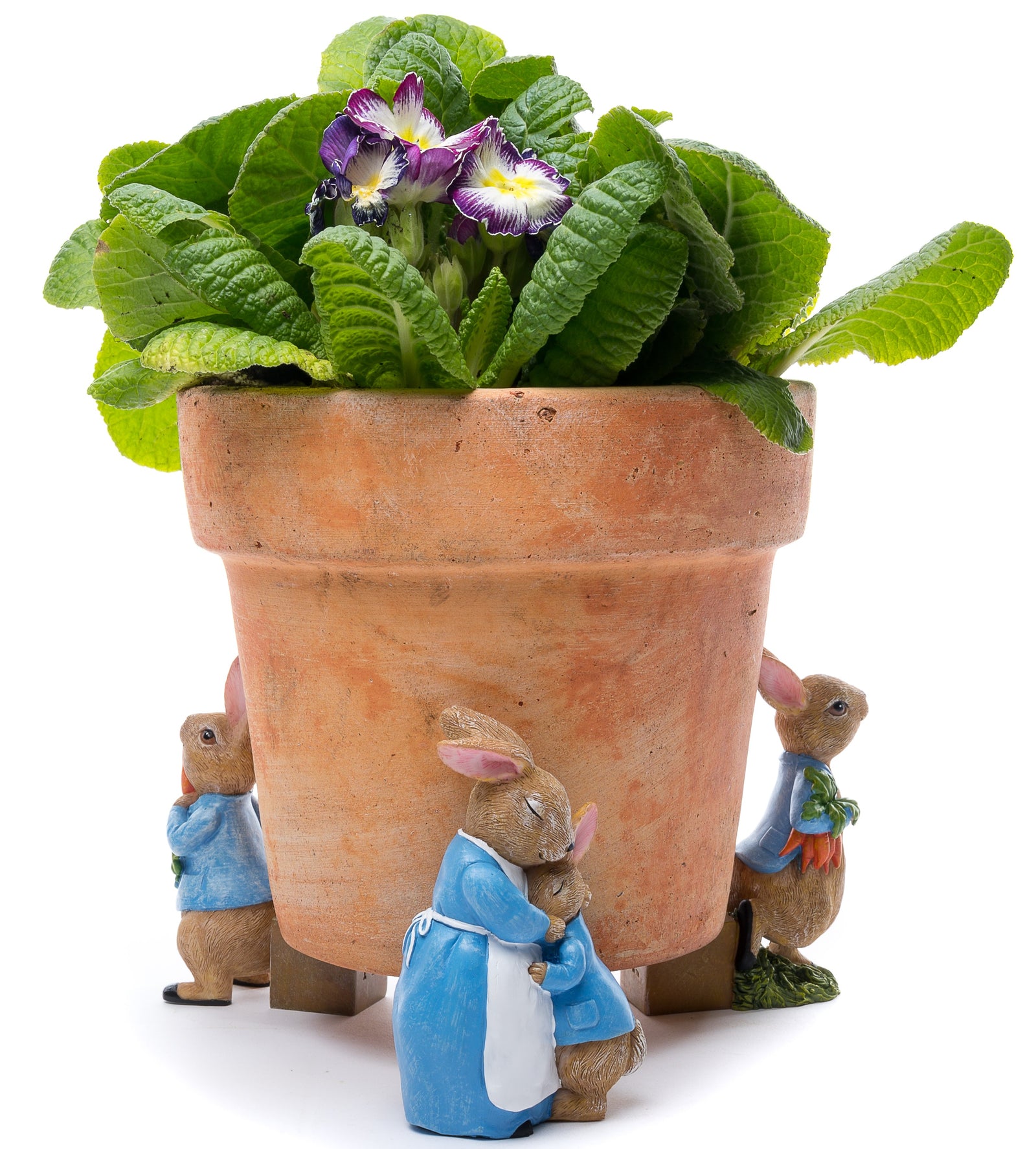 Jardinopia Potty Feet - Beatrix Potter: Peter Rabbit, Mrs Rabbit Full Color Set of 3