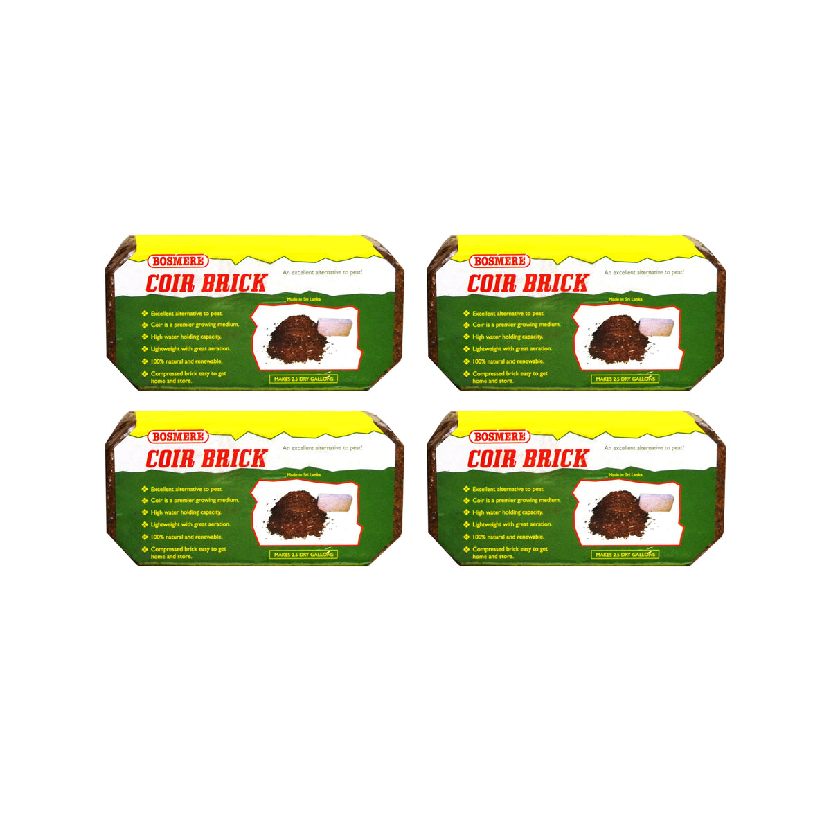 Compressed Coco Bricks