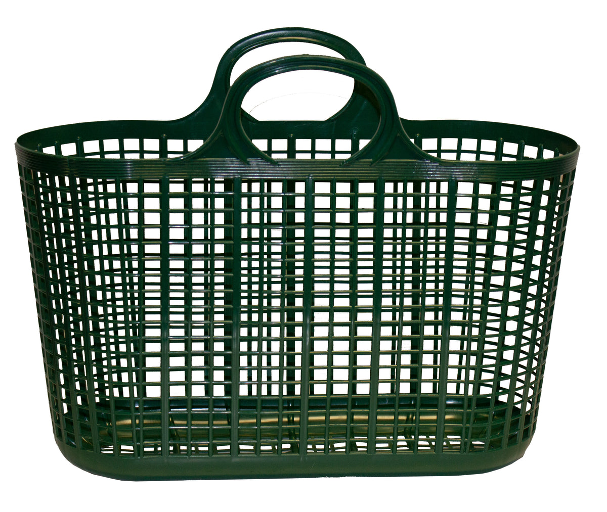 Red Gorilla Cesto Shopping Tote | Vintage Style Plastic Carry Bag for Shopping and Storage
