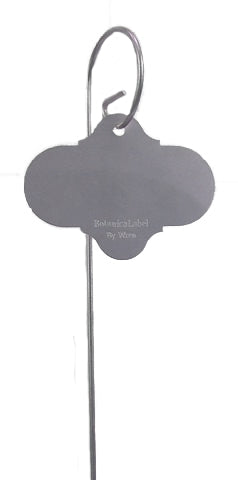 24" Wren Garden Stake with Stainless Steel Tag