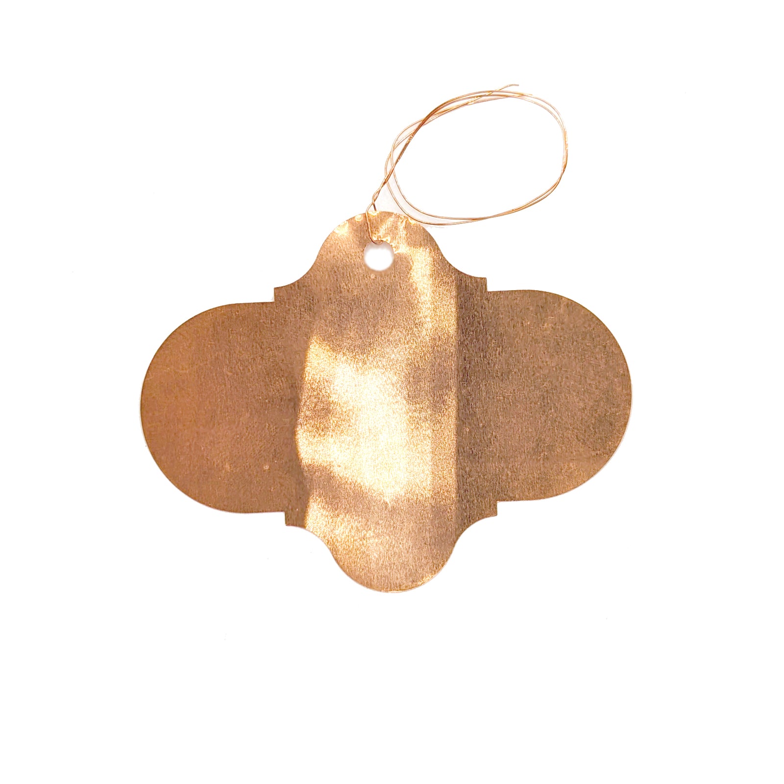 Wren Copper Plated Tags with Wire Ties (10)