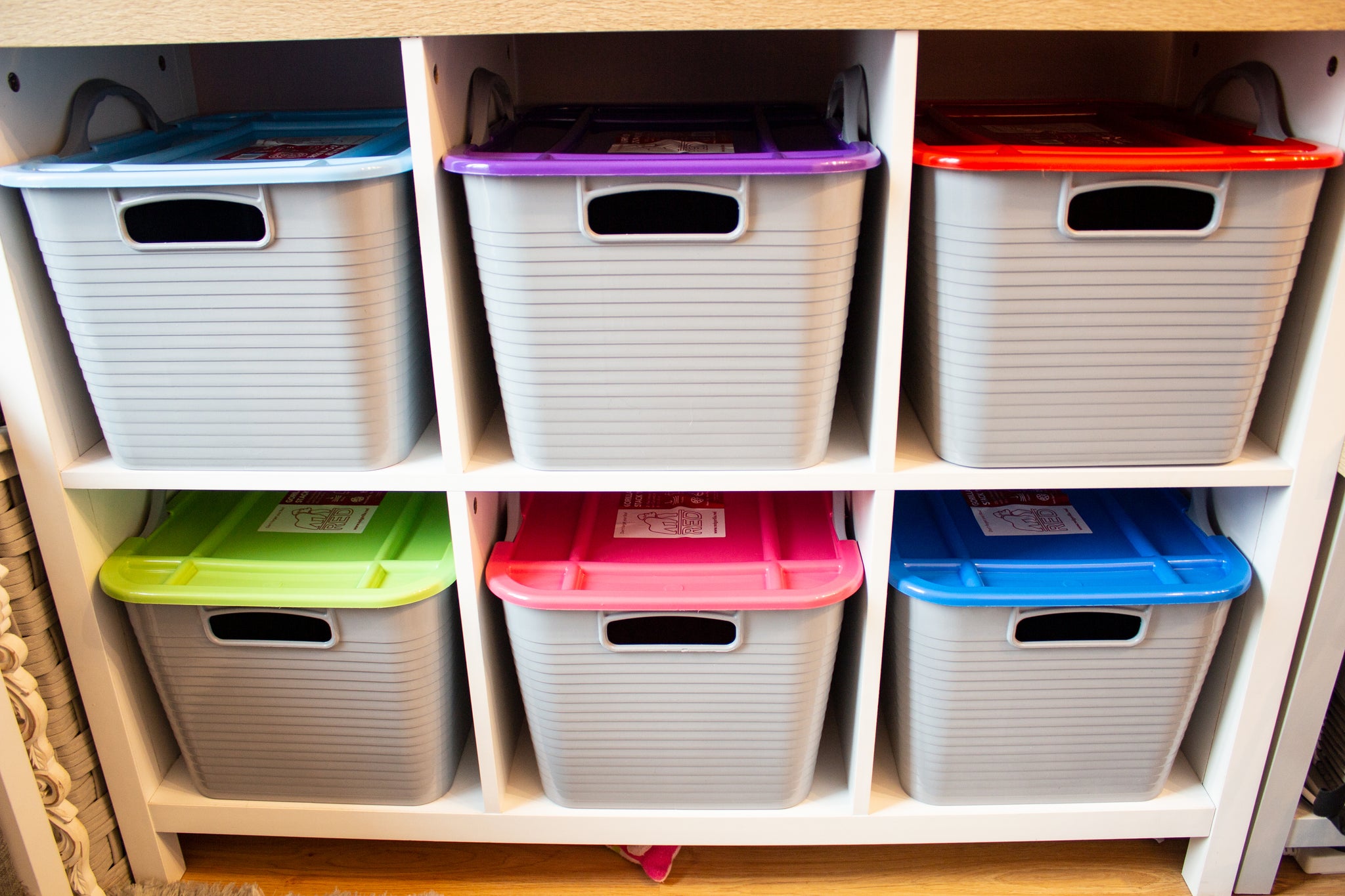 Stack 'n' Store 6.6 Gallon | Stackable Storage Box with Locking Handles