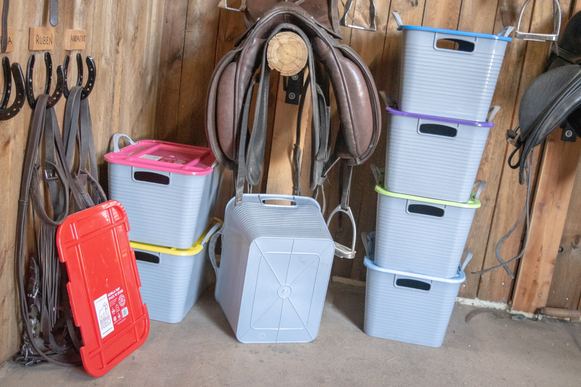 Stack 'n' Store 6.6 Gallon | Stackable Storage Box with Locking Handles