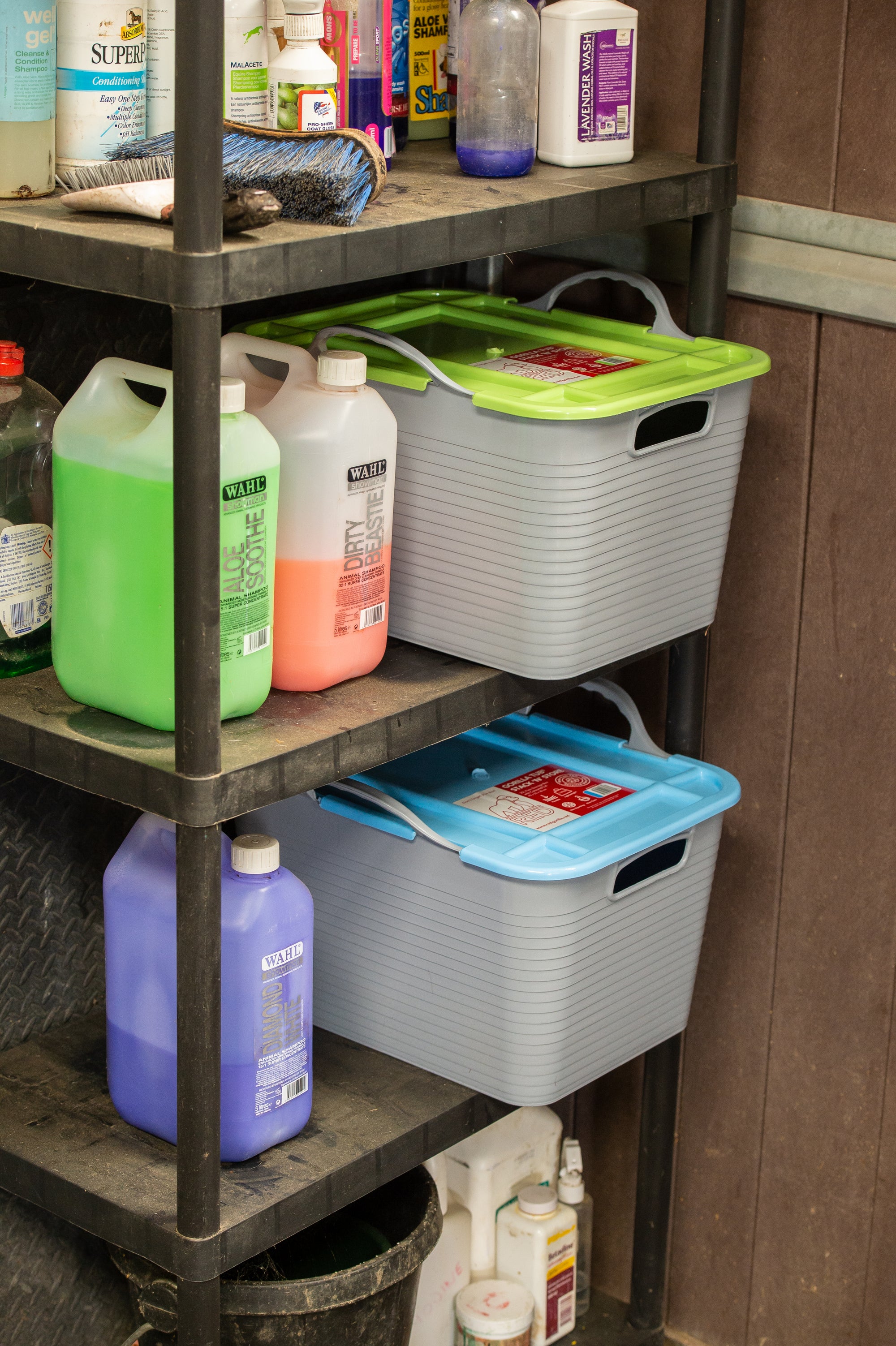 Stack 'n' Store 6.6 Gallon | Stackable Storage Box with Locking Handles