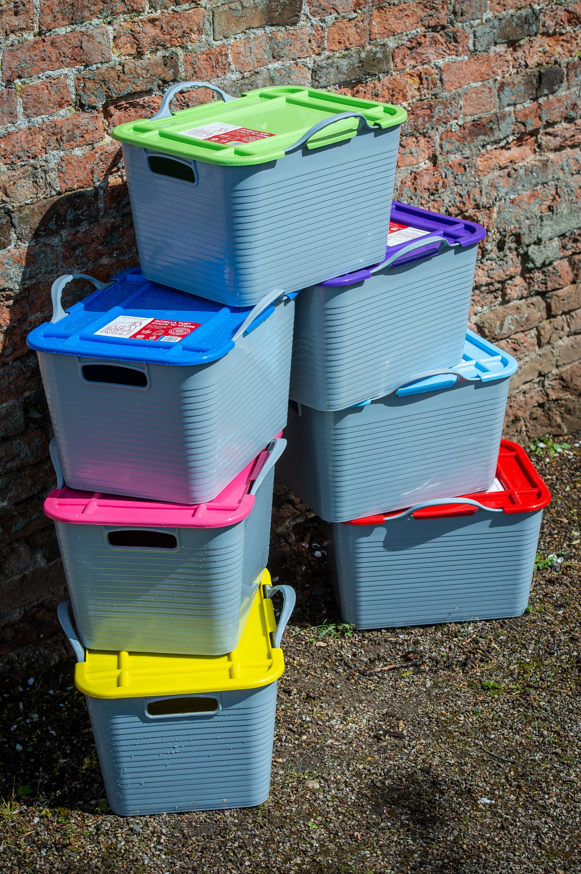 Stack 'n' Store 6.6 Gallon | Stackable Storage Box with Locking Handles