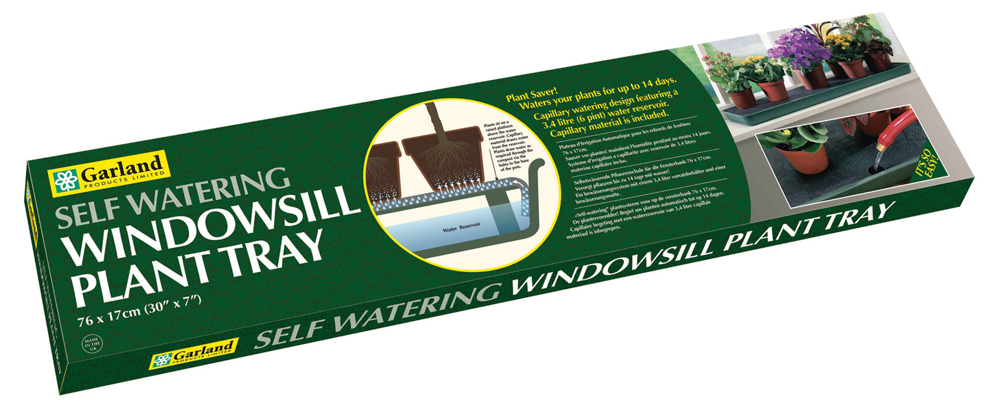 water trays for plant pots Self-Watering Plant Pot Tray 30" – bosmereusa.com