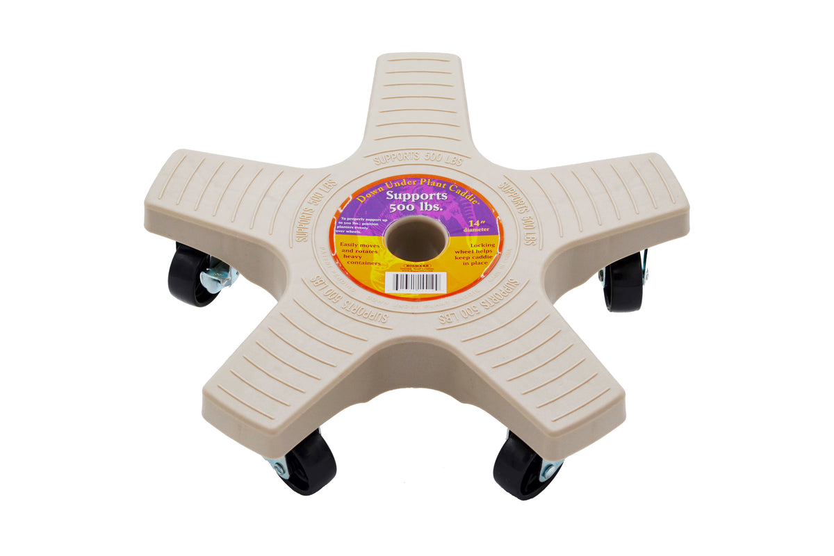 Bosmere 14" Down Under Plant Caddies | Heavy-Duty 500 lb Rolling Plant Stands