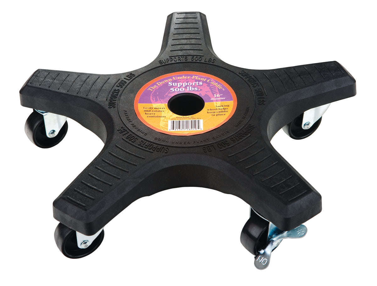Bosmere 16" Down Under Plant Caddies | Heavy-Duty 500 lb Rolling Plant Stands