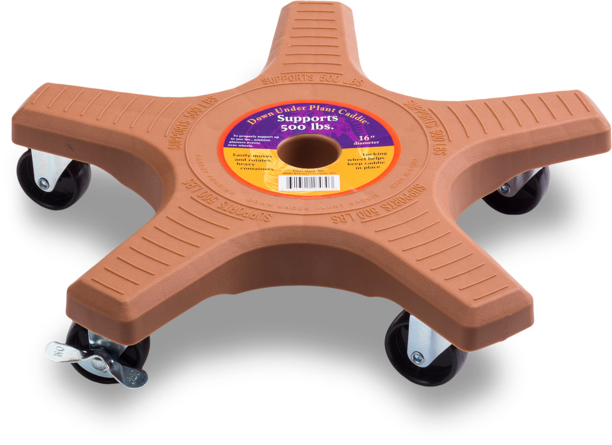 Bosmere 16" Down Under Plant Caddies | Heavy-Duty 500 lb Rolling Plant Stands