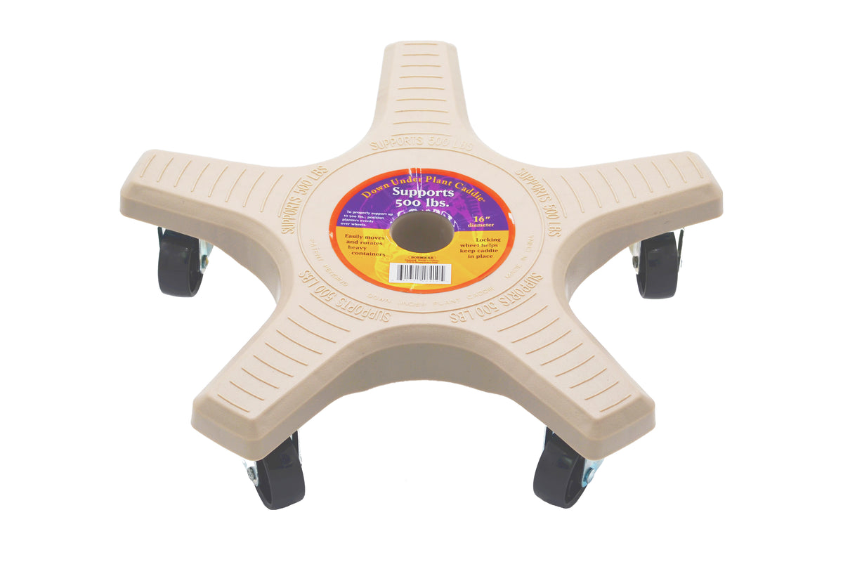 Bosmere 16" Down Under Plant Caddies | Heavy-Duty 500 lb Rolling Plant Stands