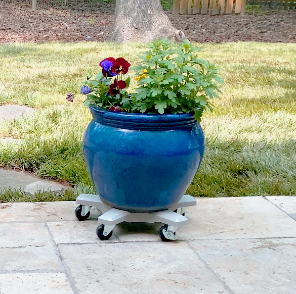 wheels for under plant pots Down Under 16" Terra Cotta Plant Caddie – bosmereusa.com