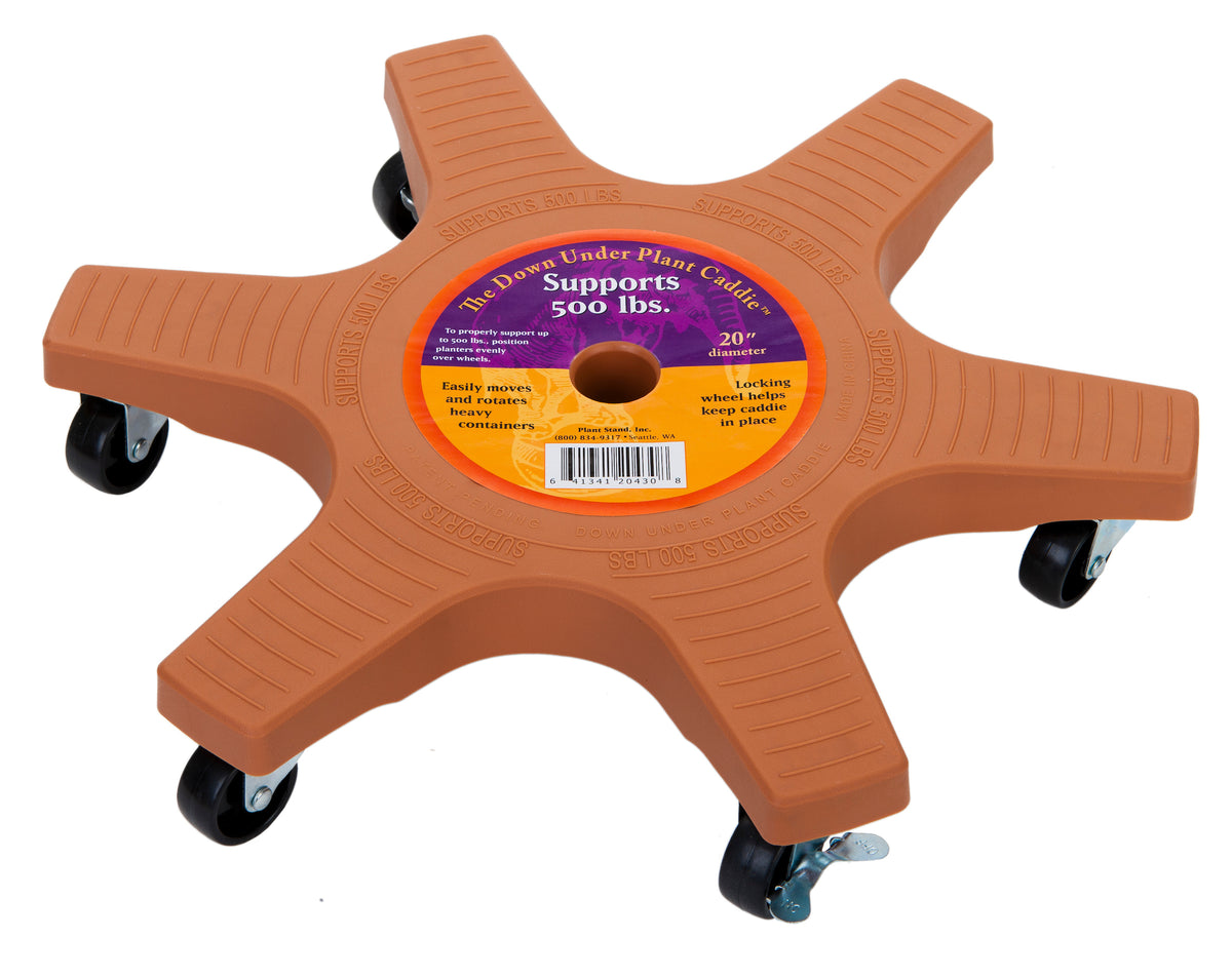 Bosmere 20" Down Under Plant Caddies | Heavy-Duty 500 lb Rolling Plant Stands