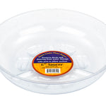 Bosmere Down Under Clear Plastic Plant Saucers | Heavy-Duty 500 lb Drip Trays