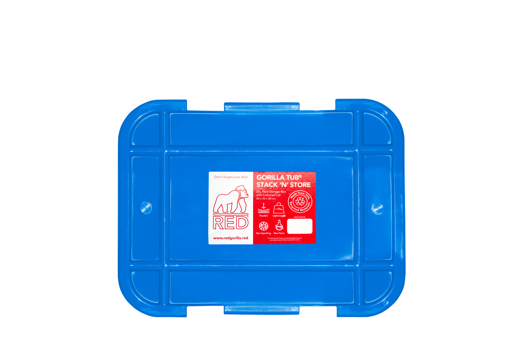 Stack 'n' Store 6.6 Gallon | Stackable Storage Box with Locking Handles