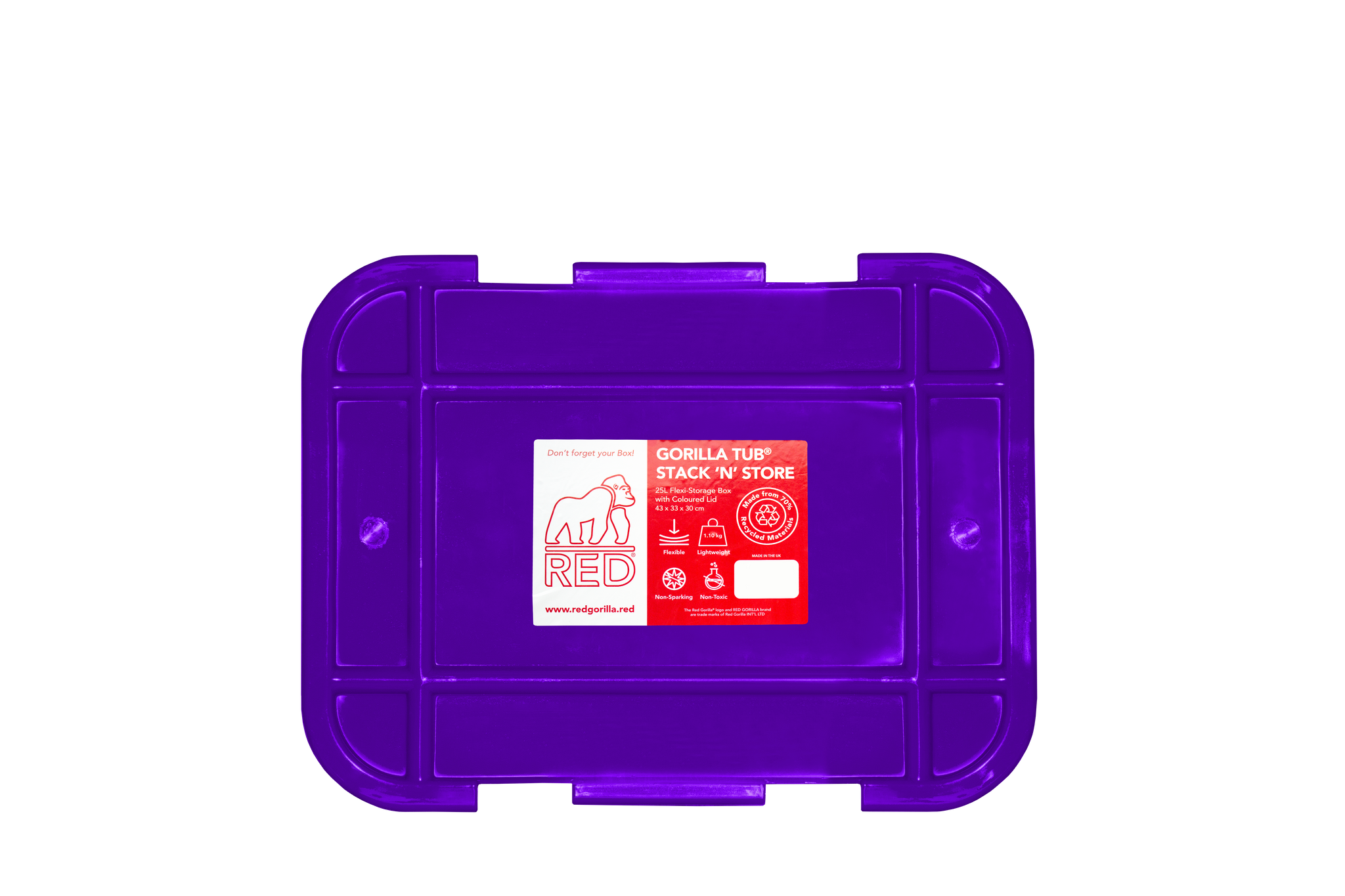 Stack 'n' Store 6.6 Gallon | Stackable Storage Box with Locking Handles